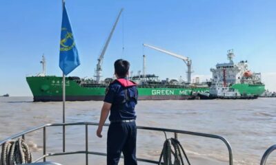 China: Shanghai Port hosts large-scale methanol bunkering operation of Cosco boxship