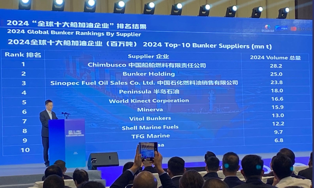 IPEC 2025: Top ten global bunkering ports and marine fuel suppliers revealed