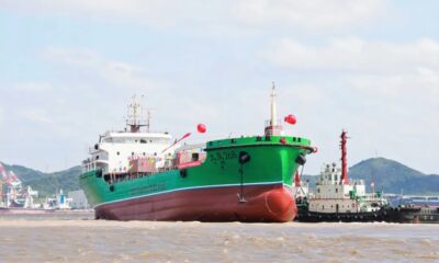 China: First dual-fuel methanol bunkering vessel successfully launched in Zhoushan