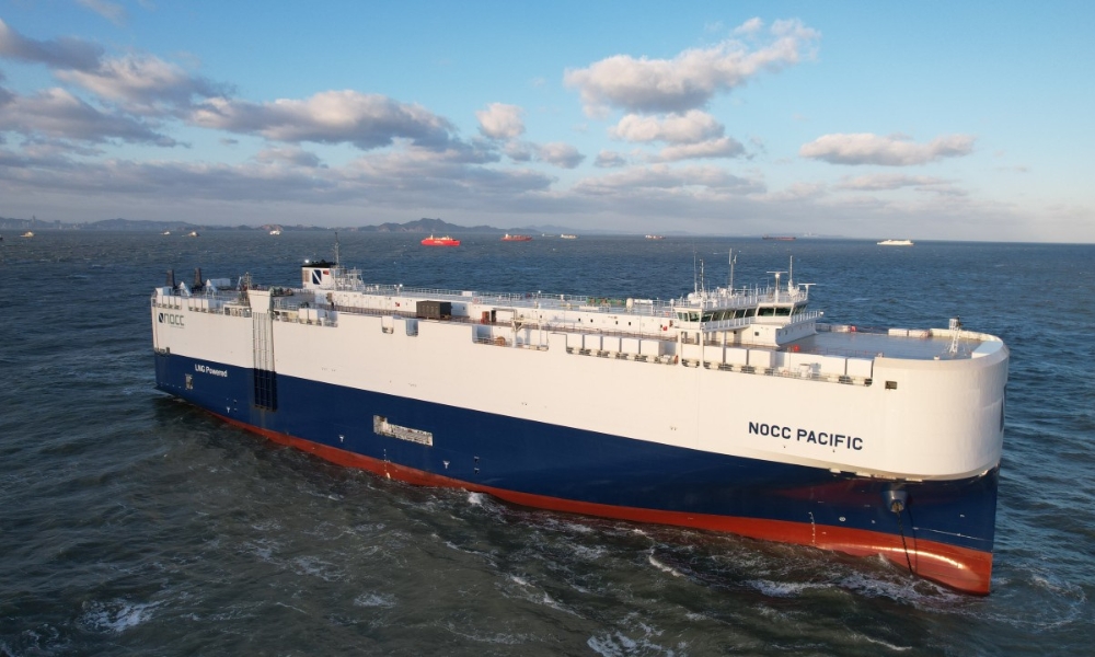 Norwegian Car Carriers names LNG dual-fuel, ammonia-ready PCTC in China