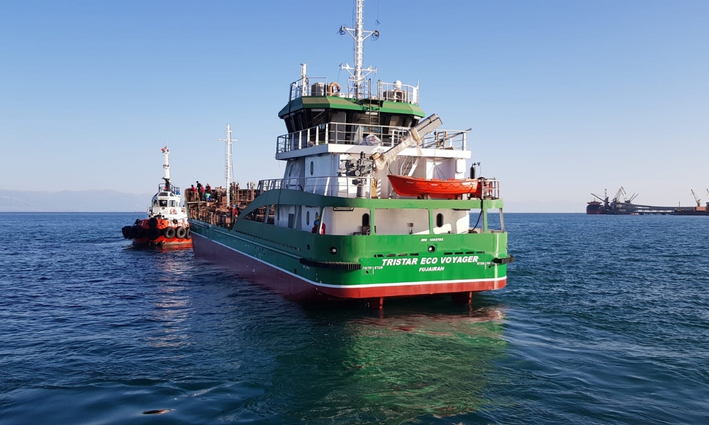 TotalEnergies debuts new Tristar-owned hybrid lubricants bunkering barge
