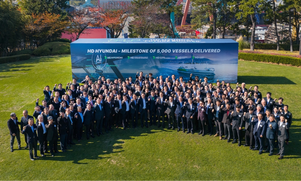 South Korea’s HD Hyundai becomes world's first shipbuilder to deliver 5,000 ships