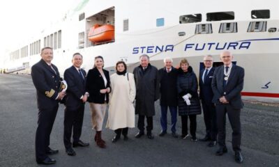 Stena Line names methanol-ready, hybrid freight ferry at Belfast Harbour