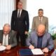 Egypt’s Ministry of Petroleum and Mineral Resources and the Suez Canal Authority (SCA) signed a memorandum of understanding (MoU) to establish a LNG liquefaction and bunkering station in the Raswa area of ​​Port Said, the Suez Canal Authority said in a statement on Sunday (23 November). The MoU aims to secure gas supplies for the LNG liquefaction and storage station and to foster cooperation between petroleum sector companies and the authority in completing the necessary executive and technical procedures to begin work on implementing the new station. The project has undergone an in-depth study with the participation of international institutions from South Korea, in coordination with the Ministry of Planning, Economic Development and International Cooperation, to provide the necessary support for the implementation of the project. The SCA has also signed a separate MoU with its Korean counterparts outlining the details of the project, implementation conditions, and economic costs, with the project procedures reaching the final stages. SCA Chairman Osama Rabie said the project reflects the Suez Canal Authority's openness to align with global developments in the maritime transport industry, which is moving rapidly towards relying on cleaner fuels, in line with the International Maritime Organization’s (IMO) goals to reduce carbon emissions resulting from the maritime shipping sector. He said the station will serve the SCA's fleet of tugboats and ferries that will be converted to operate on LNG. Photo credit: Suez Canal Authority Egypt’s Petroleum Ministry and SCA ink MoU for LNG bunkering station in Port Said