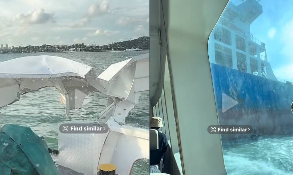 MPA: Singapore-bound ferry and chemical tanker collide off Southern Islands