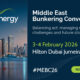 Middle East Bunkering Convention (MEBC26) will be returning to Dubai for its 11th year from 3 to 4 February 2026 at Hilton Dubai Jumeirah. Speakers at the conference will consider how traders, physical suppliers and ship owners and operators are faring in a business climate where geo-political and economic uncertainty is currently ‘the norm’. The changing dynamic of the Middle East bunker sector, with players entering and exiting the market, will also be front and centre in MEBC discussions in 2026. ‘Doing business better’ will also be a key theme at MEBC26, with discussions centred on digitalisation, transparency, efficiency, counterparty credit, effective risk management and the timing of alternative fuel strategies. MEBC26 convenes shipowners and operators, fuel buyers and traders, physical suppliers, ports, storage and logistics providers, solution vendors, financiers, insurers, standards bodies, and regulators active in the Middle East and beyond. Note: More information on the latest agenda and registration can be found at MEBC26 conference page. Photo credit: ship.energy Middle East Bunkering Convention returns to Dubai in February 2026