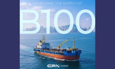 Chimbusco Pan Nation debuts B100 bio bunker fuel supply in Hong Kong