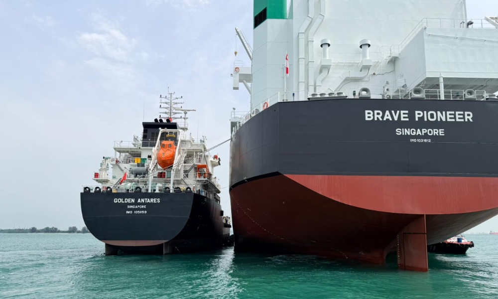 Golden Island completes first bunkering operation as MPA-licensed methanol supplier
