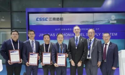 BV grants AiPs to four Jiangnan Shipyard projects supporting green shipping