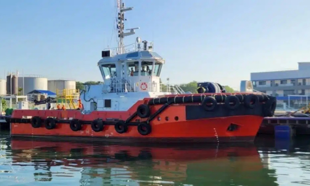Echandia delivers 3 MWh battery system for tugboat in Singapore