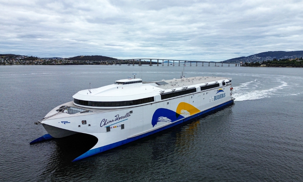 World’s largest battery-electric ship starts harbour trials in Hobart