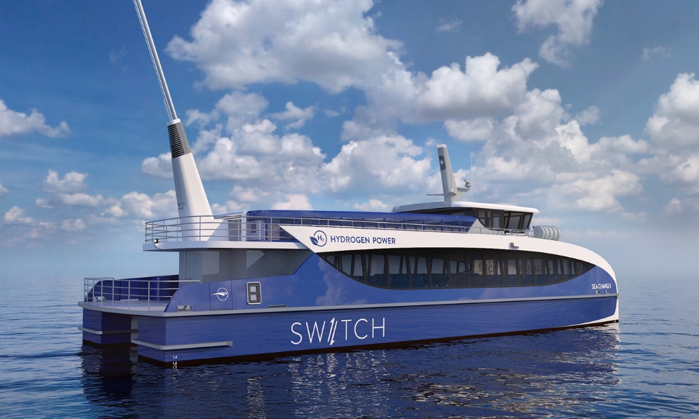 Switch Maritime, Incat Crowther to develop hydrogen fuel cell-electric fast ferry for New York