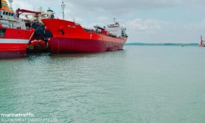 Singapore: Panama-flagged tanker “MK Lion” placed under Sheriff’s arrest