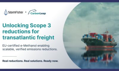 StormFisher to supply low-carbon e-methanol bunker fuel for transatlantic trade routes
