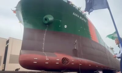 Mureloil launches hybrid bunker tanker in Spain to supply alternative marine fuels