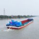 China’s first hydrogen fuel cell-powered inland container ship completes trial voyage