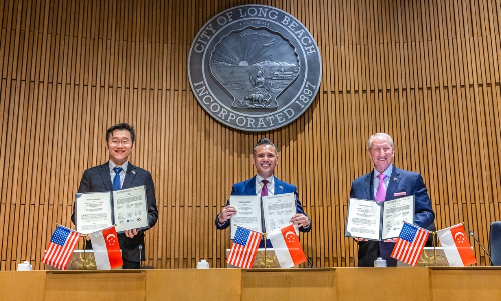 Singapore, LA, and Long Beach Ports renew Green and Digital Shipping Corridor MoU