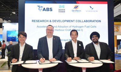 ABS and partners launch hydrogen fuel cell harbour craft pilot study in Singapore