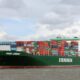 London-registered boxship “EVER LENIENT”, Marine Traffic / Michael Schindler