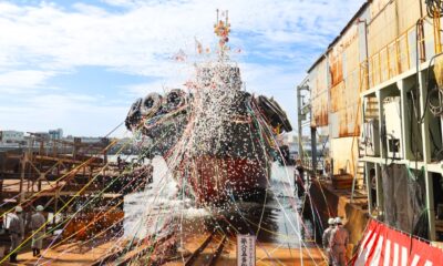 K Line subsidiary launches Japan’s first tugboat with onboard biofuel blender