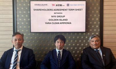Golden Island, NYK Line and Yara move to explore ammonia bunkering in Singapore