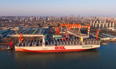 OOCL names its first methanol dual‑fuel container vessel in China