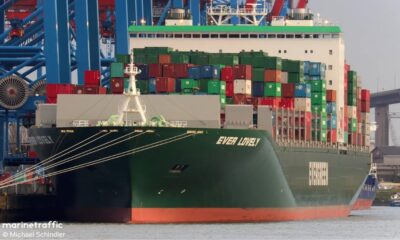Container ship “Ever Lovely”