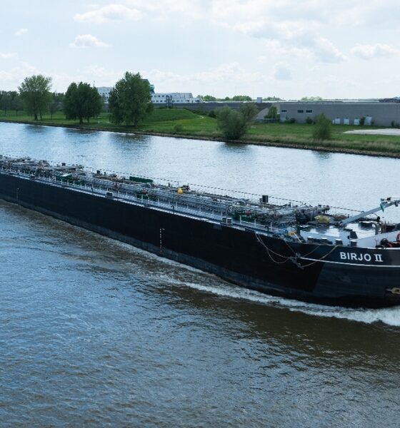 Dutch inland barge “Birjo II” to fully operate on B100 bio bunker fuel