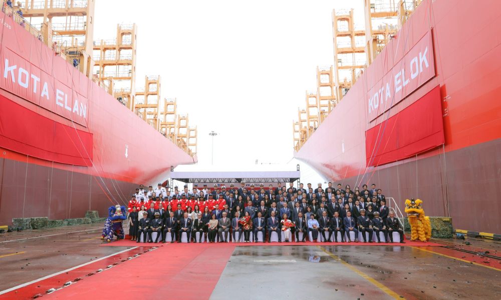 Singapore-based PIL names 13,000 TEU LNG dual-fuel vessels in Shanghai