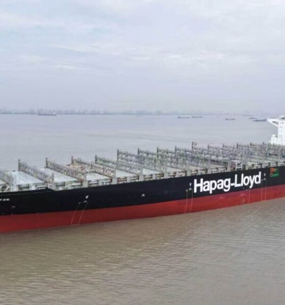 Seaspan and Hapag-Lloyd complete first of five methanol vessel retrofit
