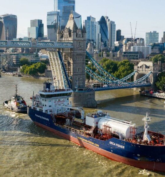 James Fisher names LNG dual-fuel chemical tanker in London