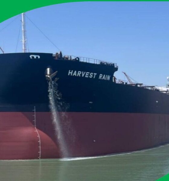 ADM completes first B100 biofuel trial voyage onboard bulk carrier