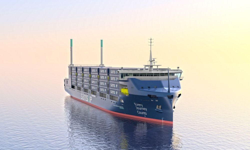 Samskip container vessel become new demonstrator for HyShip project