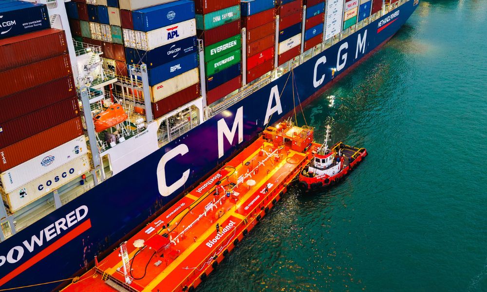 Port of Santos hosts Brazil's first bioethanol bunkering of deep-sea containership