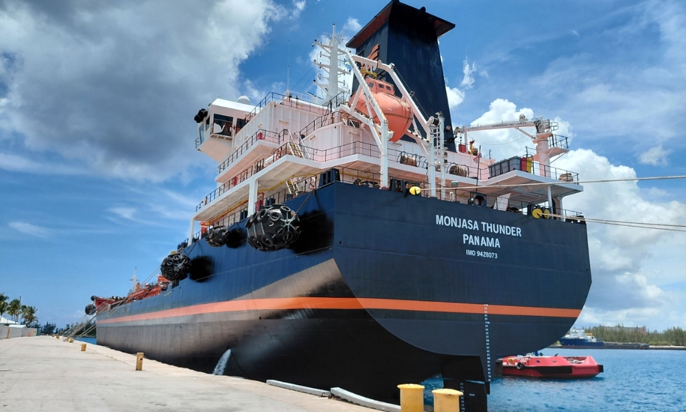 Bunker vessel “Monjasa Thunder” resumes US Gulf operations after Bahamas drydock