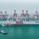 OOCL dual-fuel boxship completes first green methanol bunkering op at Qingdao Port