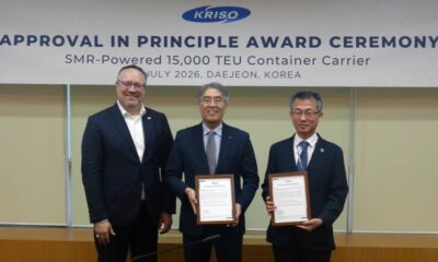 ABS awards AiP to Korean institute for SMR-powered container ship concept design