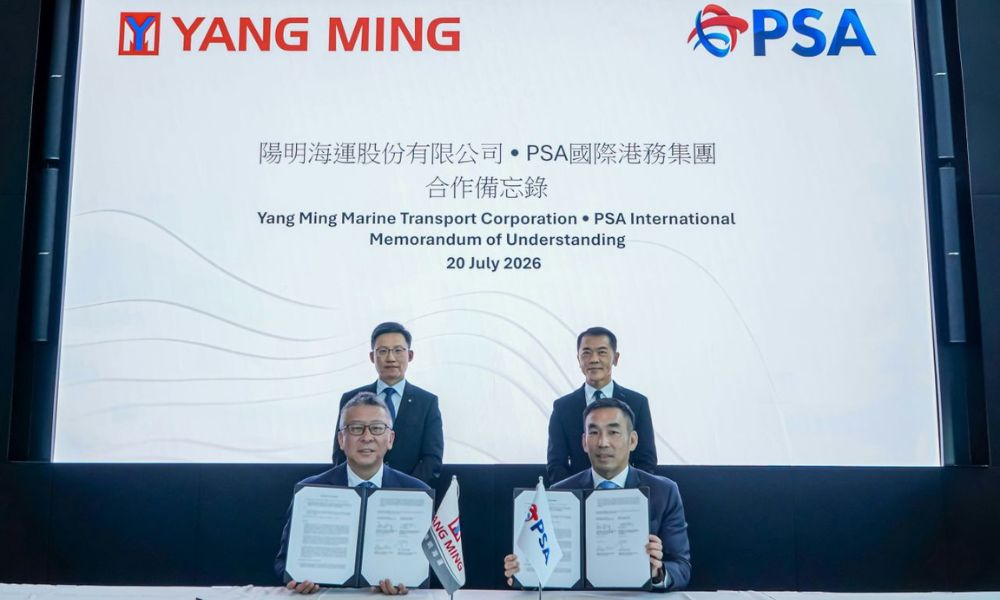 Yang Ming and PSA to develop integrated sea-land decarbonisation solutions