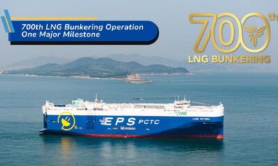 Singapore: Eastern Pacific Shipping hits 700 LNG bunkering milestone