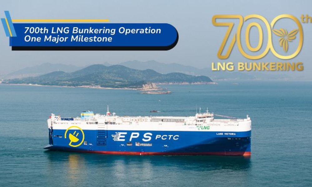 Singapore: Eastern Pacific Shipping hits 700 LNG bunkering milestone