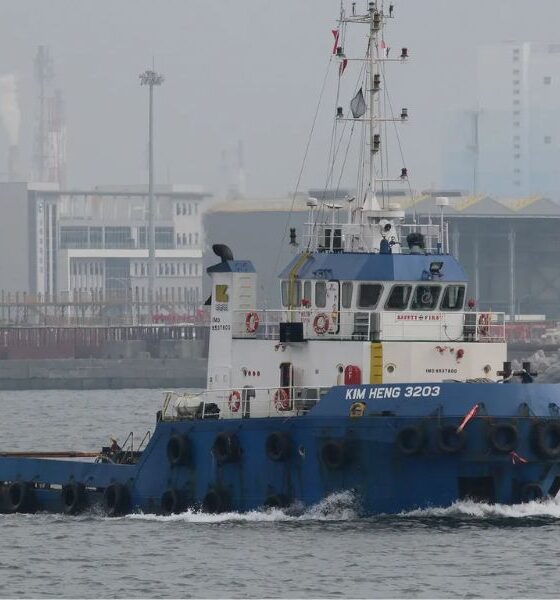 Singapore-flagged tugboat “Kim Heng 3203” placed under Sheriff’s arrest