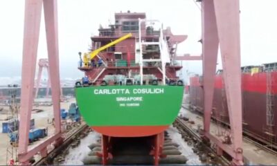 Fratelli Cosulich launches methanol-ready bunker tanker in China