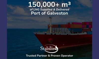 Stabilis delivers more than 150,000 cbm of LNG bunker fuel at Galveston