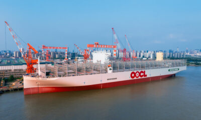 OOCL names second 24,000 TEU methanol dual‑fuel container ship ““OOCL Grace”