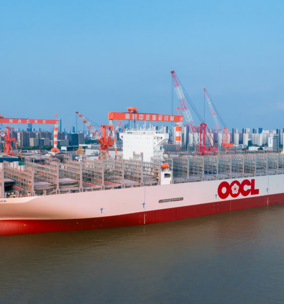 OOCL names second 24,000 TEU methanol dual‑fuel container ship ““OOCL Grace”