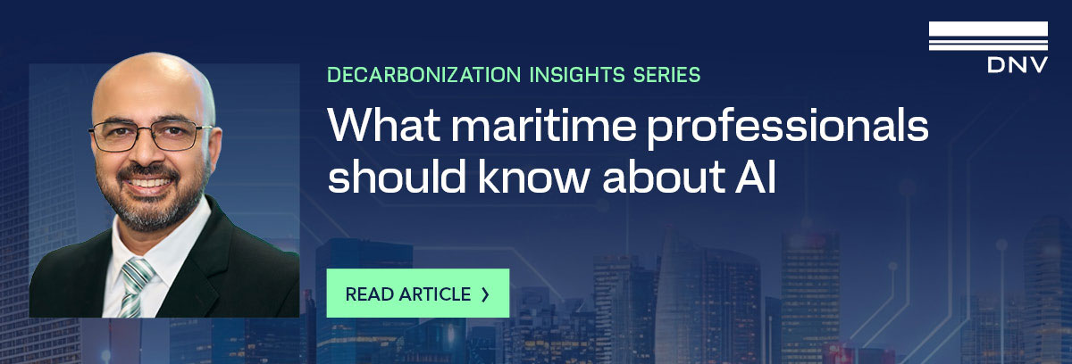 DNV Decarbonization Insight Series August 2026 - What maritime professionals should know about AI Training