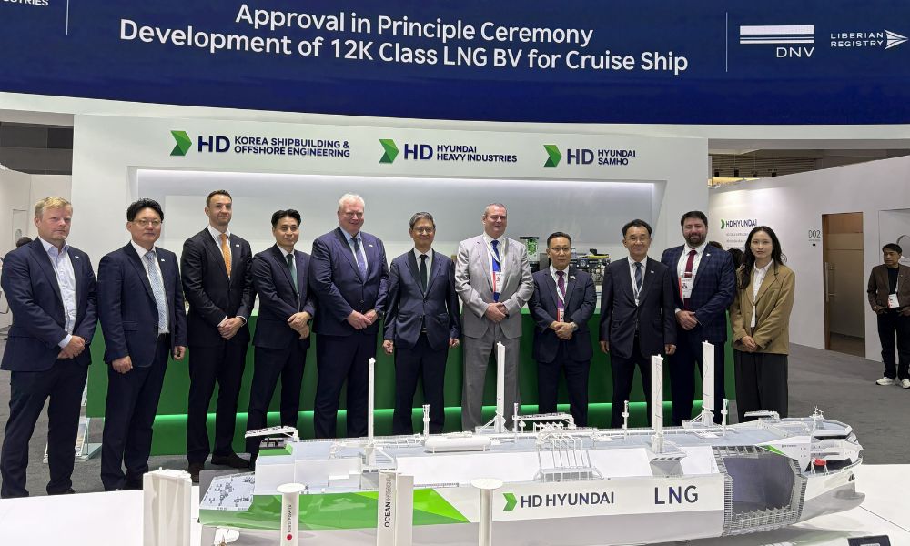 DNV awards AiP to HD HHI for 12K LNG bunkering ship design tailored to cruise ships