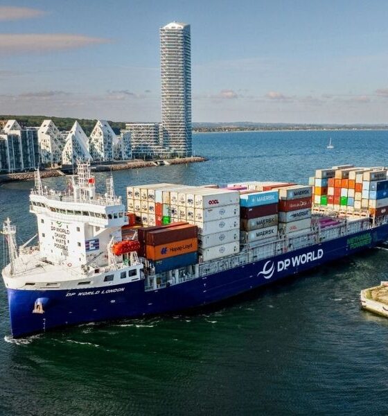 DP World names first methanol dual-fuel container ship in Denmark