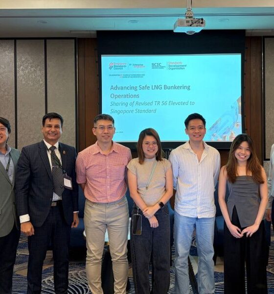 Singapore strengthens LNG bunkering framework with new SS 727 standard