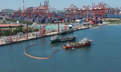 China conducts first dedicated marine biofuel spill response drill in Tangshan